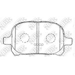 PN1401, Колодки тормозные TOYOTA Camry (V20) LEXUS передние (4шт.) NIBK