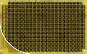 Фото 1/2 RE319-LF, Single Sided Matrix Board FR4 With 37 x 55 1mm Holes, 2.54 x 2.54mm Pitch, 160 x 100 x 1.5mm