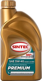 Купить Масло Sintec 5w40 Premium