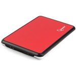 Gembird EE2-U3S-61 Внешний корпус 2.5" красный металлик, USB 3.0, SATA ...