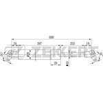 gf-1159, Пружина газовая багажника VW Transporter IV 90-