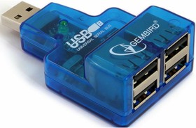 Фото 1/4 Контроллер GEMBIRD HUB USB2.0 Mini 4-port UHB-CN224