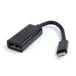 Адаптер интерфейсов Cablexpert A-CM-DPF-01 USB Type-C/DisplayPort, 15см, пакет