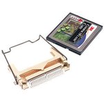 N7E50-A516PK-20, Conn Compact Flash Card HDR 50 POS 0.635mm Solder RA SMD 0.5A