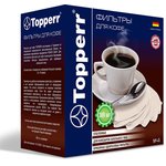 Фильтр TOPPERR №4 для кофеварок, бумажный, отбеленный, 300 штук, 3048
