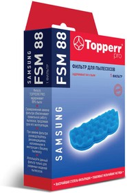 Фото 1/3 Сменный фильтр TOPPERR FSM 88, для пылесосов SAMSUNG, 1124