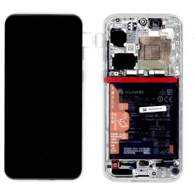 Дисплей для Huawei P50 в сборе с тачскрином (Service pack 02354MYC), черно-золотой