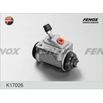 K17026, Цилиндр тормозной колесный 17,46, Правый-, Subaru Justy 95-03 ...