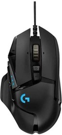Фото 1/10 Logitech® Игровая мышь проводная G502 HERO High Performance Gaming Mouse, чёрный (910-005470)