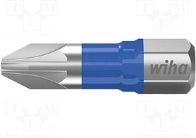 41601, Насадка, Pozidriv, PZ1, 25мм, Монтаж 1/4" (C6,3мм), 5шт, Серия T