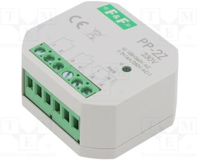 PP-2Z-230V, Relay: installation; in mounting box; 100?265VAC; NO x2; IP20; 16A