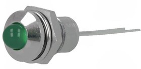 Фото 1/2 SMQS 082, Индикат.лампа LED, выпуклый, Отв 8,2мм, IP40, на печатную плату