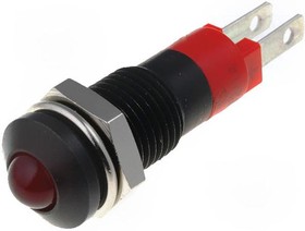 SMRD 08012, Индикат.лампа: LED, выпуклый, красный, 12-14ВDC, d8,2мм, IP40