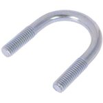 CB.6.23.40, U-bolt; B; 1; steel; zinc; Thread len: 16mm; for fixing pipes