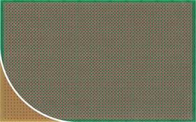 Фото 1/2 RE212-HP, Single Sided Eurocard PCB FR2 With 38 x 61 1mm Holes, 2.54 x 2.54mm Pitch, 160.15 x 100.2 x 1.5mm