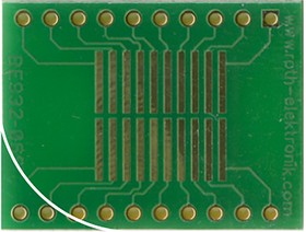 Фото 1/2 RE932-06ST, Double Sided Extender Board Multi Adapter Board FR4 28 x 21.2 x 1.5mm