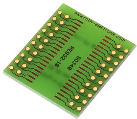 Фото 1/2 RE932-10, Double Sided Extender Board Multi Adapter Board FR4 28.89 x 25.4 x 1.5mm