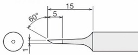 Жало для паяльника Goot PX-60RT-1CR AAA+