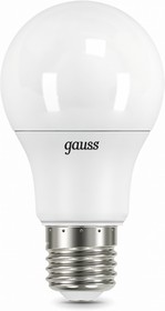Фото 1/10 Gauss Лампа A60 10W 880lm 3000K E27 LED