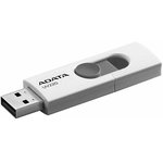 Флеш накопитель 32GB ADATA UV220, USB 2.0, белый/серый