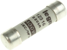 0 123 16, 16A F Ceramic Cartridge Fuse, 8.5 x 32mm