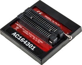 Фото 1/3 AC164301, Chip Programming Adapter 18L/28L/40L DIP Socket Module for MPLAB PM3
