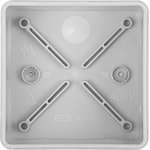 SQ1401-2513, Desoldering box, two-component, OP 100x100x50 mm, IP66, 8 in., grey