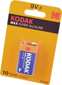 Фото 1/3 Kodak Max 6LR61 BL1, Батарея