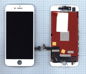 Дисплей (экран) в сборе с тачскрином для iPhone 7 (Fog) белый