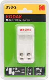 Фото 1/4 Зарядное устройство для аккумуляторов Kodak C8001B USB [K2AA/AAA]