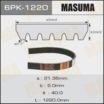 Ремень поликлиновый MASUMA 6PK-1220