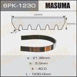 6PK-1230, Ремень поликлиновой 6PK1230 Masuma