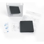 Выключатель беспроводной TM83, 230V, 500W, трехклавишный, черный 41724