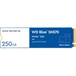 SSD накопитель WD Blue SN570 WDS250G3B0C 250ГБ, M.2 2280, PCIe 3.0 x4, NVMe, M.2