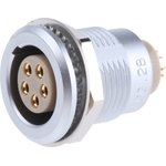 EGG.2B.305.CLL, Circular Connector, 5 Contacts, Panel Mount, Socket, Female ...