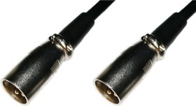 Переход XLR штекер - XLR штекер позолоченные контакты с кабелем 0.3м, PL2295