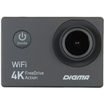Видеорегистратор Digma FreeDrive Action 4K WiFi черный 8Mpix 2160x3840 2160p ...