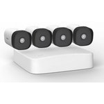 Tenda K4P-4TR Система видеонаблюдения, 4 цилиндрических уличных IP-камеры ...