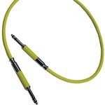 NKTT1-YEL, Patch Cable TT Nickel Crimp/Solder - 90 cm Length - Yellow.
