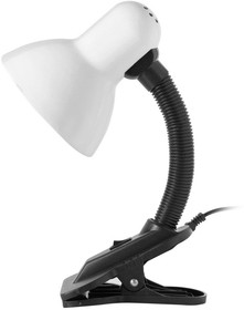 Фото 1/2 Настольный светильник Smartbuy Е27 с прищепкой White (SBL-DeskL01-White)