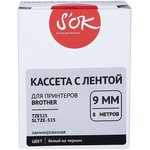 SLTZE325, Кассета с лентой S'OK by Sakura Printing TZE325 для Brother ...