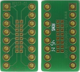 Фото 1/2 RE937-03, Double Sided Extender Board Multiadapter With Adaption Circuit Board 21.59 x 11.43 x 1.5mm
