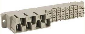 Фото 1/2 09062312822, 09 06 24 + 7 Way 5.08 mm, 10.16 mm Pitch, Type MH 24+7, 3 Row, Straight DIN 41612 Connector, Socket