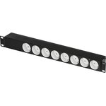 TLK-RS08M1N-BK,Блок розеток 19"