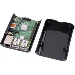 Фото 3/3 Oval Case Black Raspberry Pi (Case J for Raspberry Pi), Корпус для одноплатного компьютера Raspberry Pi Model B+ / Pi 2 / Pi 3