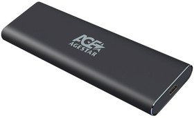 Фото 1/6 Внешний корпус SSD AgeStar 31UBNV1C NVMe USB3.1 алюминий серый M2 2280 M-key