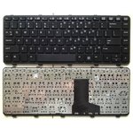 Клавиатура для ноутбука HP ProBook 430 G0, 430 G1 черная с рамкой