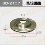 Диск тормозной передний NISSAN AD MASUMA BD-2107