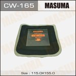 CW-165, Заплатка кордовая 155 х 115 мм 4 слоя корда 1 шт. MASUMA