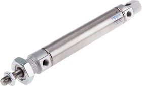 Фото 1/4 DSNU-25-100-P-A, Pneumatic Cylinder - 19223, 25mm Bore, 100mm Stroke, DSNU Series, Double Acting